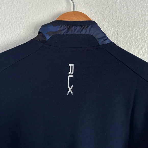 Polo Ralph Lauren RLX Golf Hybrid Navy Camo Zip Jacket Sport PWing